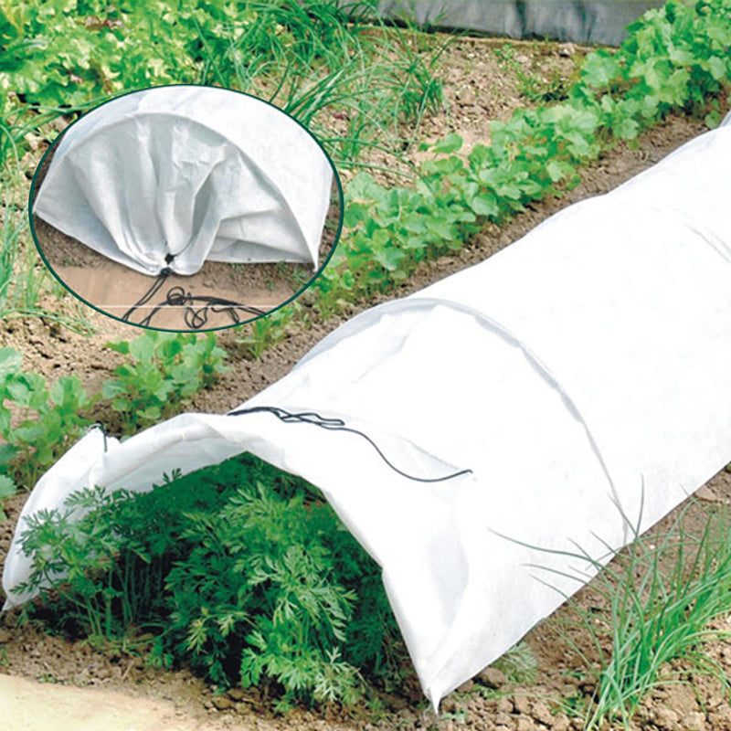 KCT Twin Pack Fleece Garden Net Cloche Grow Tunnel