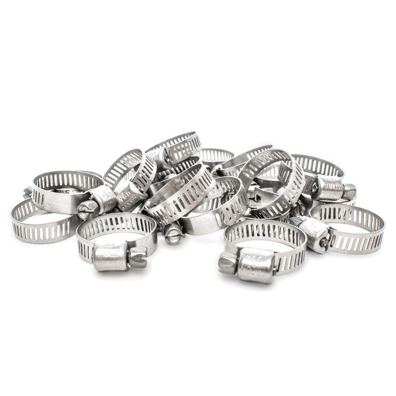 Stainless Steel Jubilee Style Pond Hose Clips