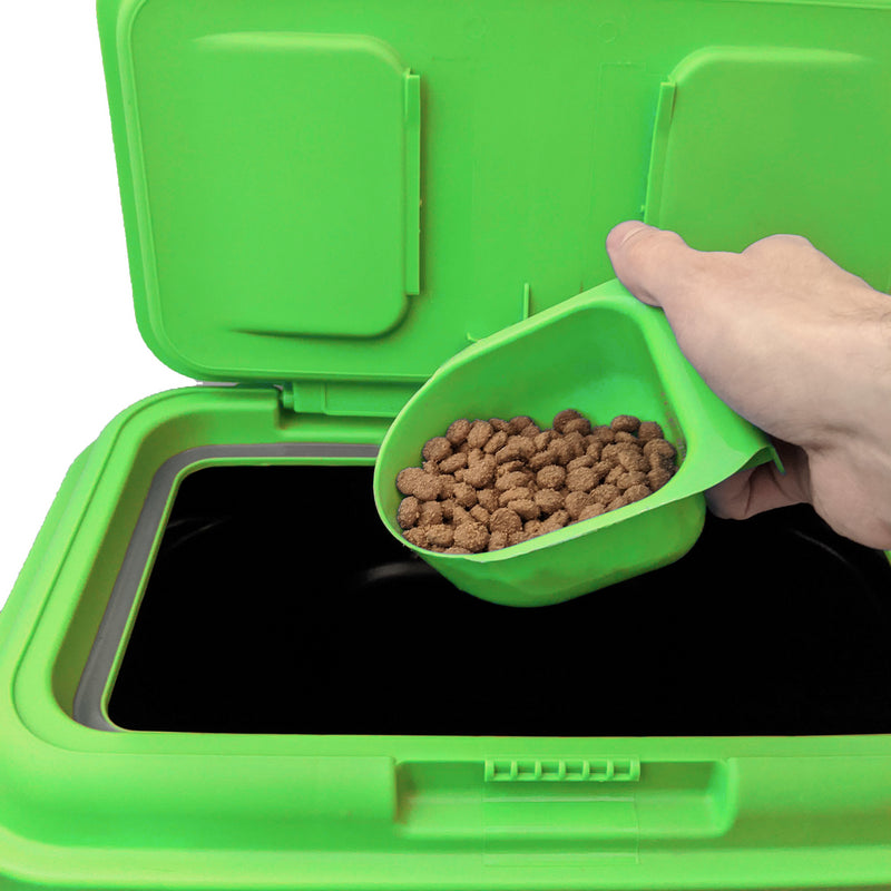 KCT Airtight Pet Food Storage Bins - Dog/Animal/Cat/Bird Feed  - 7kg (15L) /15kg (30L) Assorted Colours