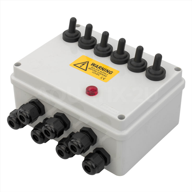 Pisces Multi-Switch Outdoor Pond Electrical Switch Boxes
