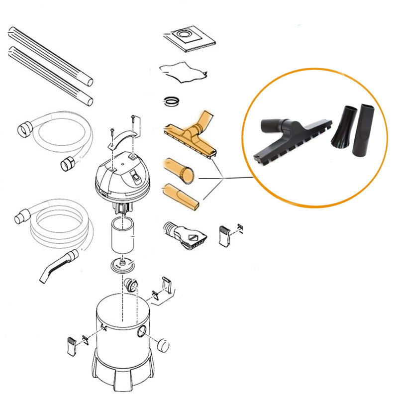 Oase Pontec- Part - 47013 Replacement Nozzle Set For PondoMatic/PondoVac