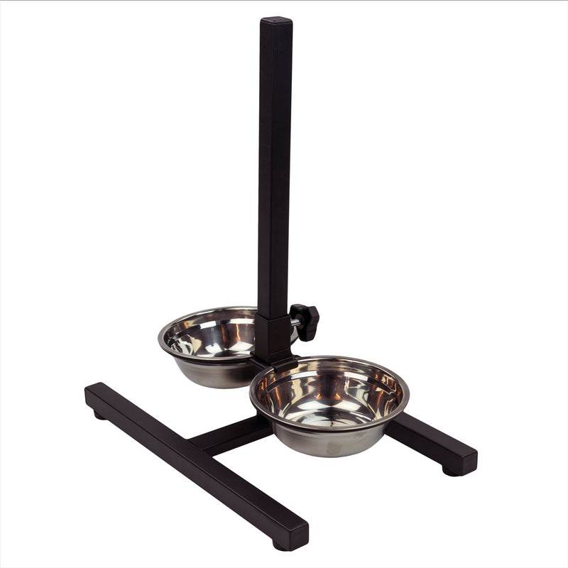 KCT Adjustable Pet Stand with 2 Bowls