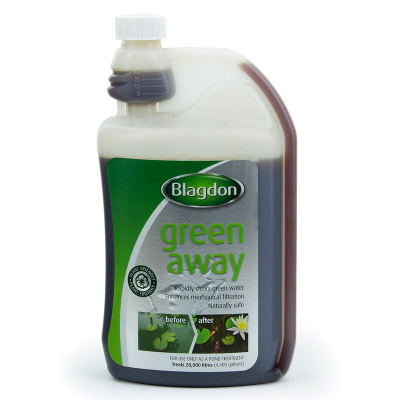Blagdon Green Away Pond Treatment 250ml 1L Water Algae Remover