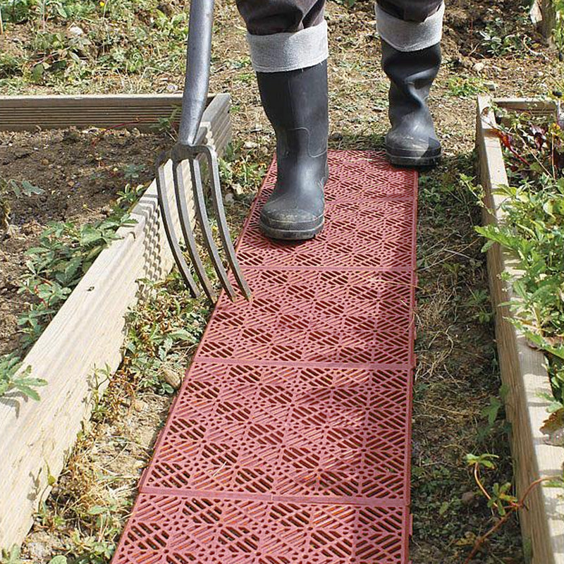 KCT Coloured Garden Path and Patio Decking Interlocking Tiles