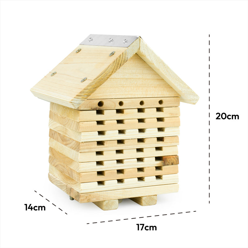 KCT Solitary Wooden Bee House