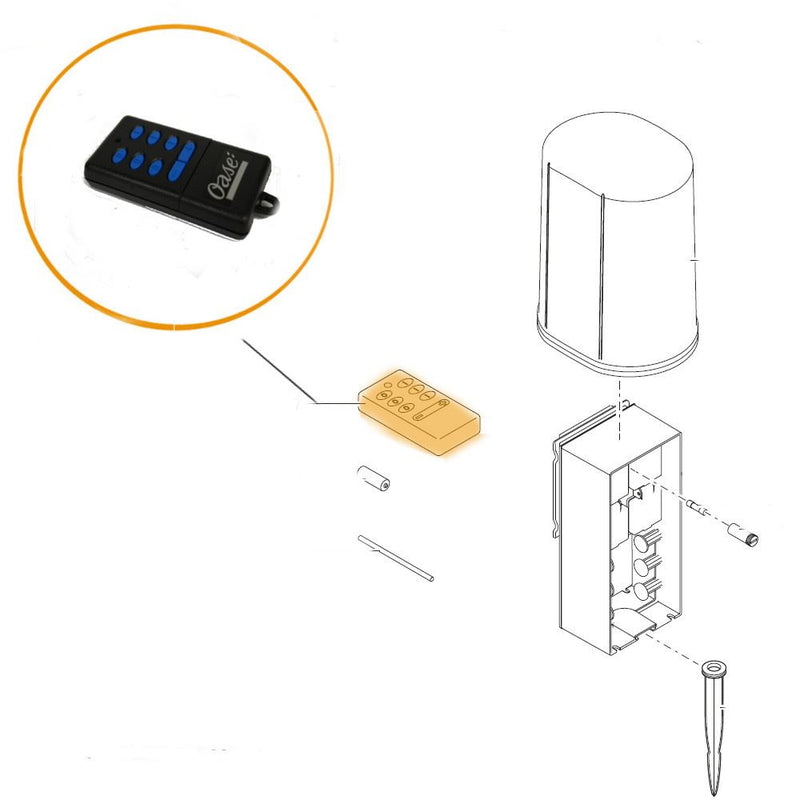 Oase - Part - 22653 Replacement Remote Control for InScenio FM Master