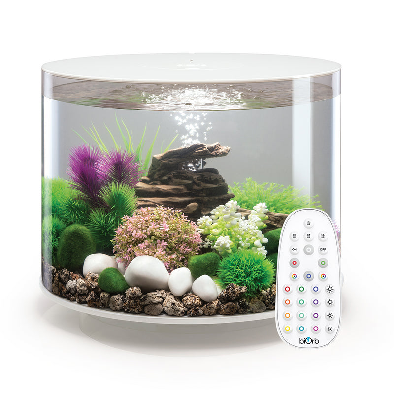 biOrb Tube 35L White Aquarium with MCR LED Lighting