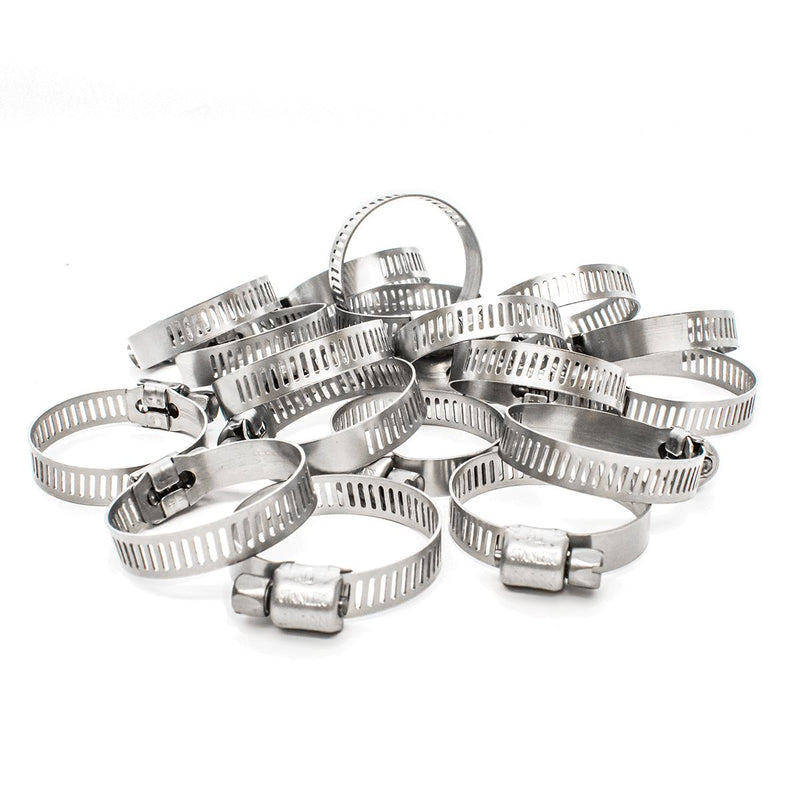 Stainless Steel Jubilee Style Pond Hose Clips