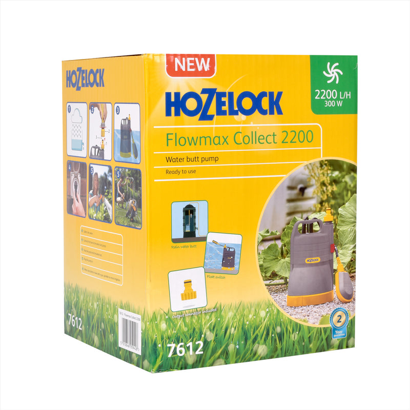 Hozelock Flowmax Classic 2200 Water Butt Pump