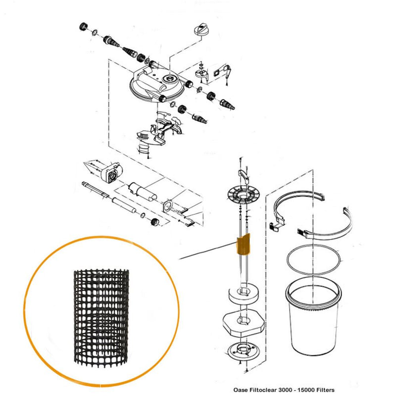 Oase - Part - 14236 Replacement Mesh Tube FiltoClear 6000