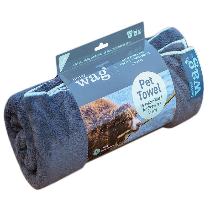 Henry Wag Microfibre Pet Drying Dog Towels