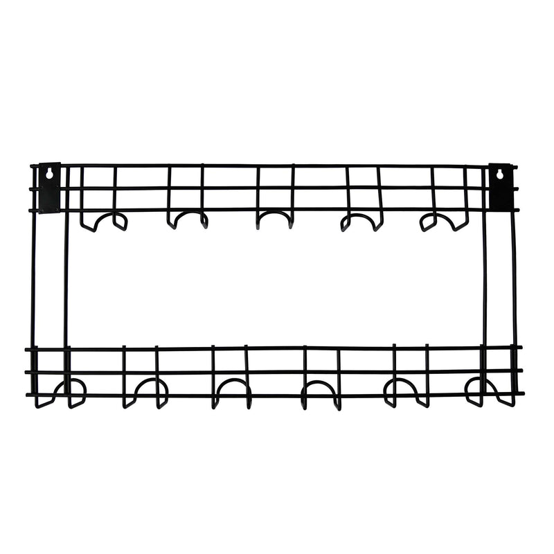 2 Tier Metal Tool Rack Hook Organiser