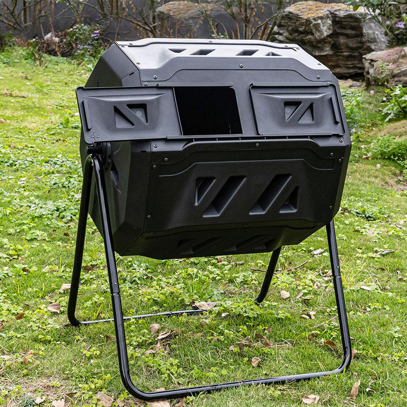 Rotating Garden Compost Tumbler - 160L
