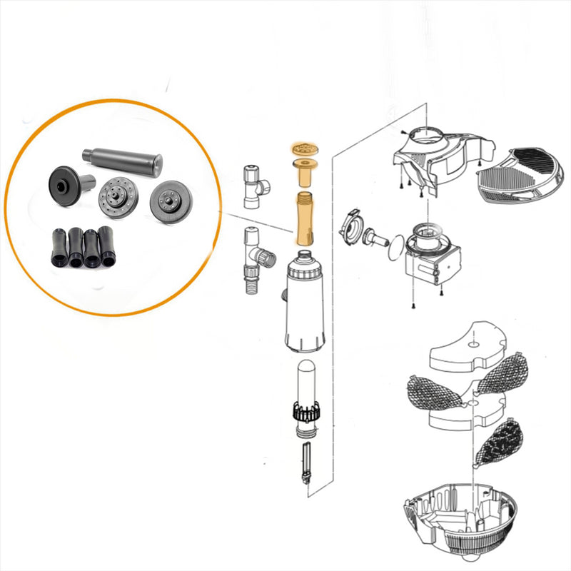 Hozelock Easyclear Replacement Fountain Head set with Extension Poles - Part Z3175