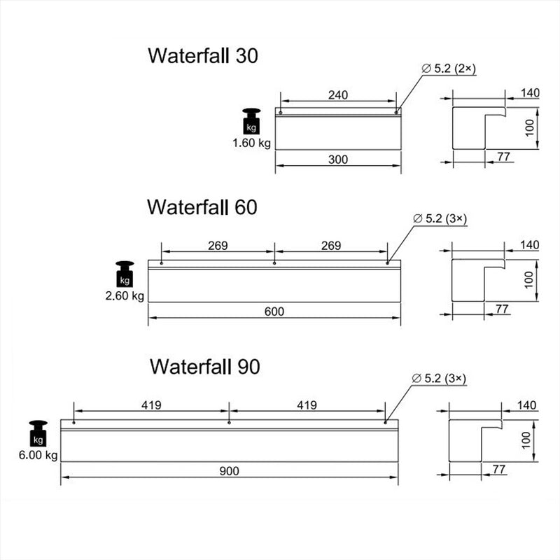 Oase Garden Waterfall Blade 90 & Illumination 90 Kit