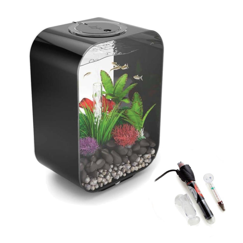 biOrb Life Black Aquarium 15L - Standard Light