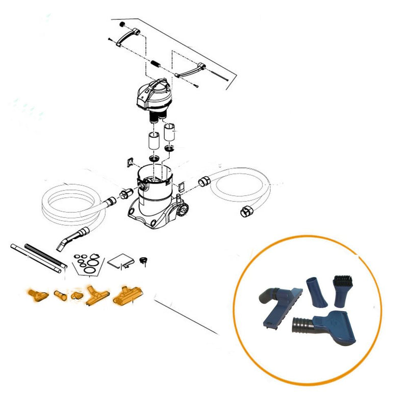 Oase - Part - 13909 Replacement Nozzle Set PondoVac 4