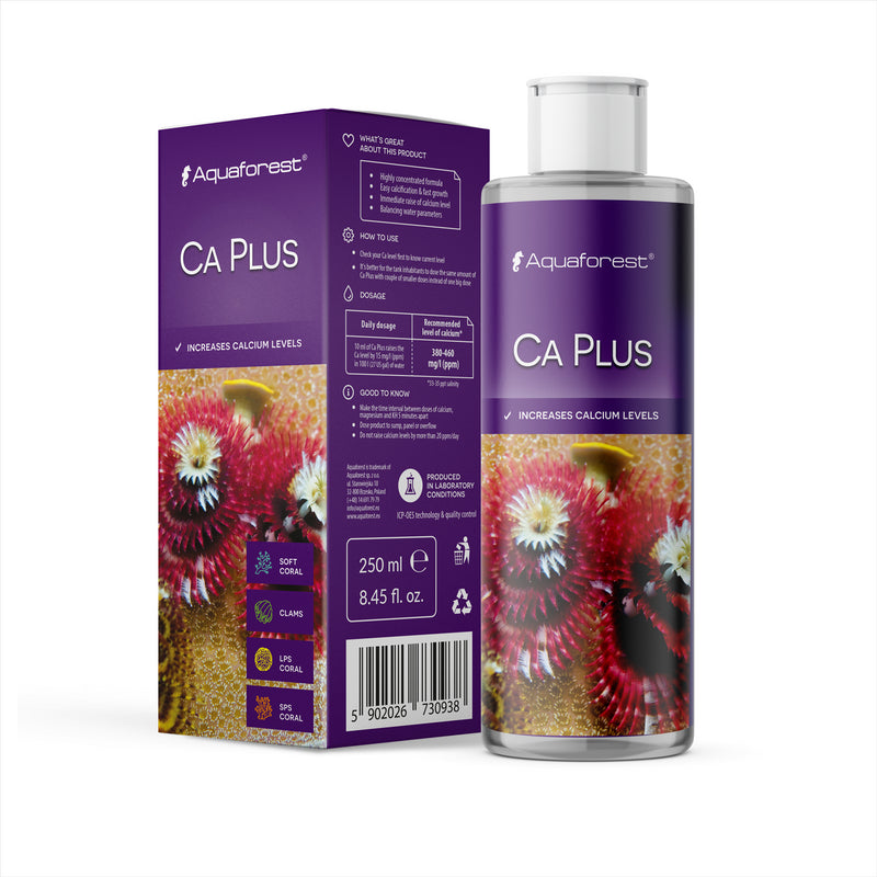 Aquaforest Ca Plus 250ml Aquarium Calcium Treatment