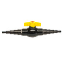 1.5 " (Inch) Solvent Weld Ball Valve and 2 x Stepped Hosetail Kit