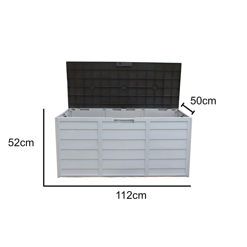 KCT Outdoor Garden Storage Boxes - 250L