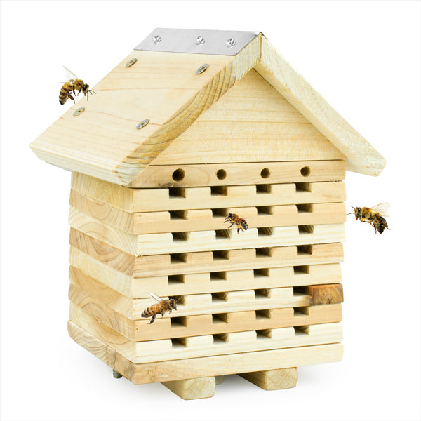 KCT Solitary Wooden Bee House