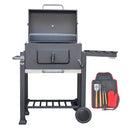 KCT Deluxe Charcoal BBQ Grill with Tool Set