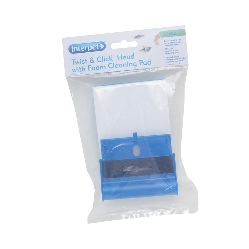 Interpet Replacement Foam and Head for Twist & Click Scraper
