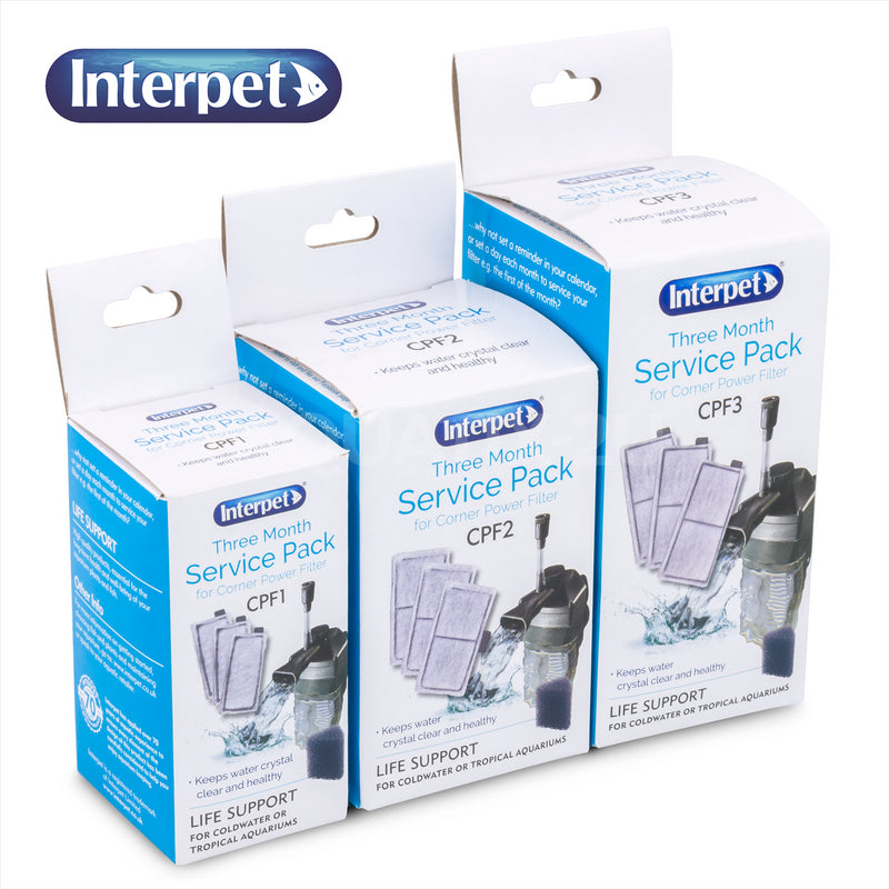 Interpet CPF Corner Power Filter 3 Month Service Pack