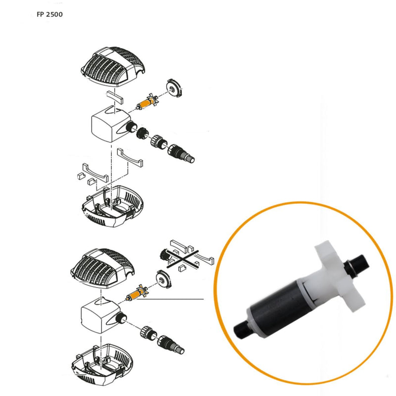 Oase/Pontec - Part - 18013 Replacement Impeller for Pond Pumps