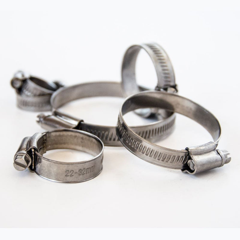 Stainless Steel Jubilee Style Pond Hose Clips