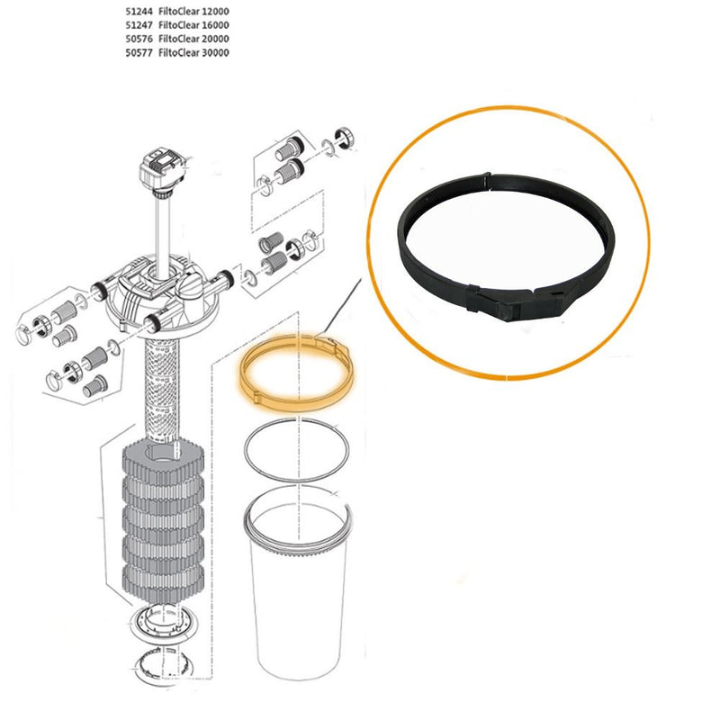 Oase FiltoClear 3000-30000 Replacement Bucket Clamp - Part 34578