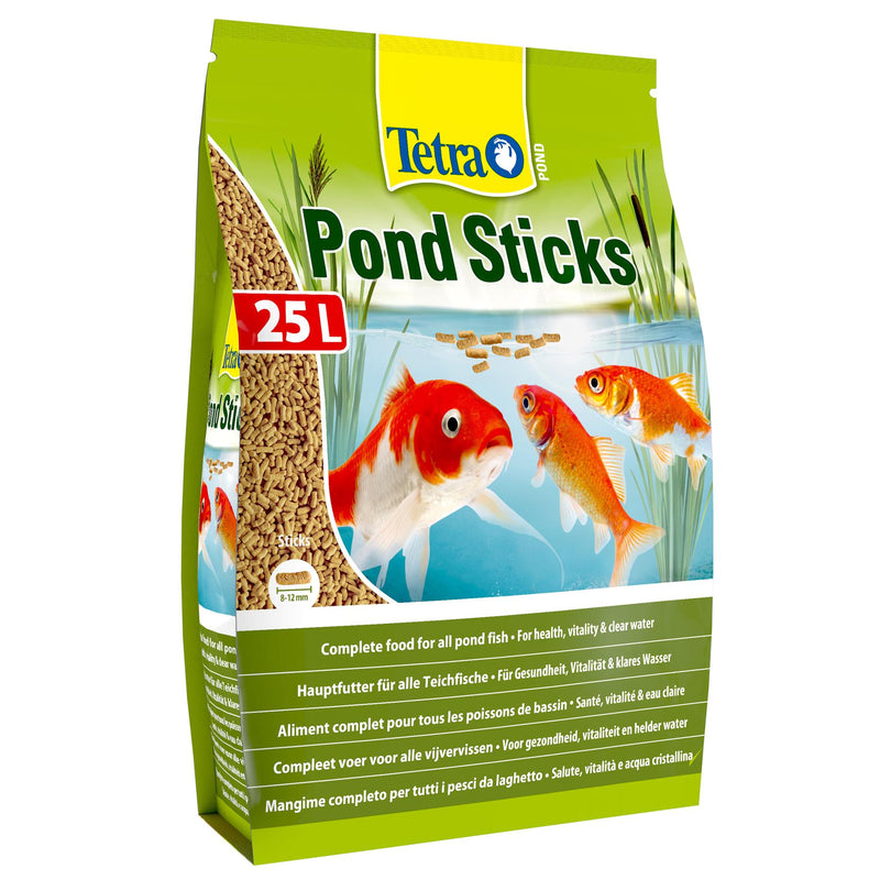 TETRA POND KOI FISH FOOD STICKS 1500g 10L BUCKET FLOATING TETRAPOND HEALTHY