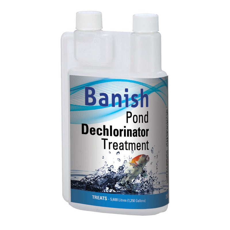 Banish Pond Dechlorinator Treatment - Industrial Leisure