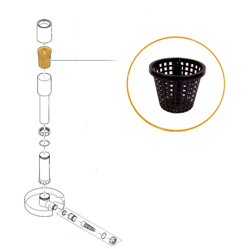 Oase - Part - 33285 Replacement Skimmer Basket AquaSkim 40