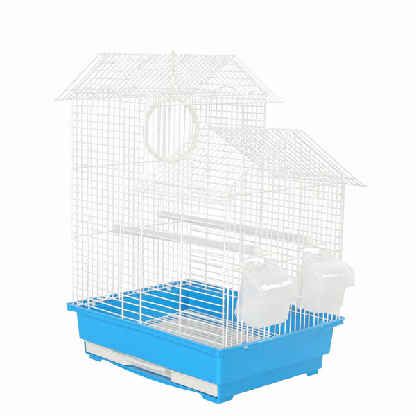 KCT Santiago Small Exotic Bird Travel Cage - Blue