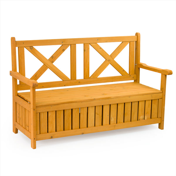 KCT Wooden Garden Storage Bench