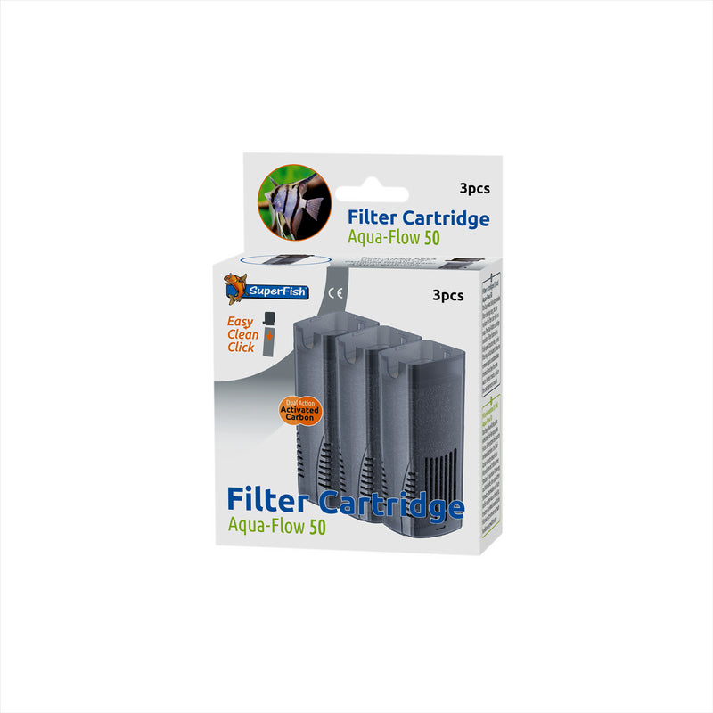 SuperFish Replacement Media Cartridges for Aqua Flow Internal Filters
