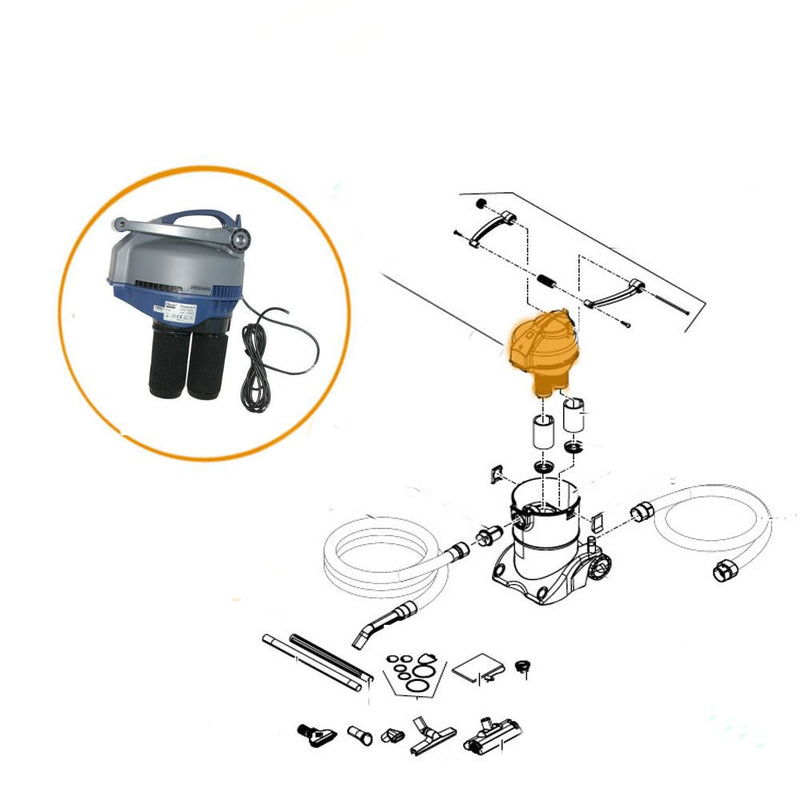 Oase - Part - 43991 Replacement Motor Section PondoVac 4