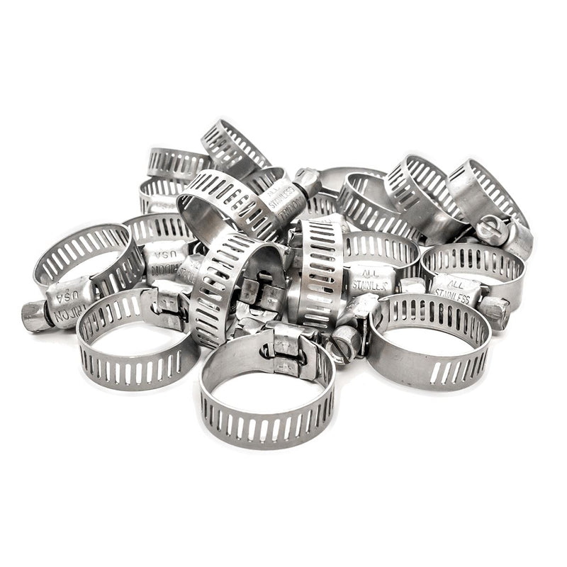 Stainless Steel Jubilee Style Pond Hose Clips