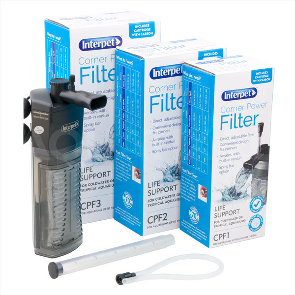 Interpet - Internal Aquarium Corner Power Filters