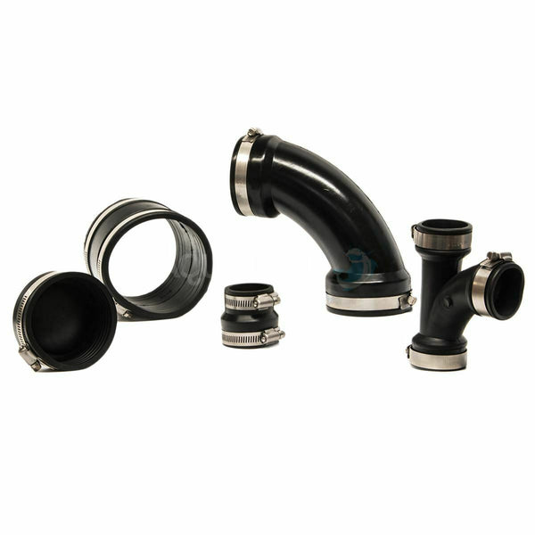 Pond Rubber Solvent Fittings with Clips