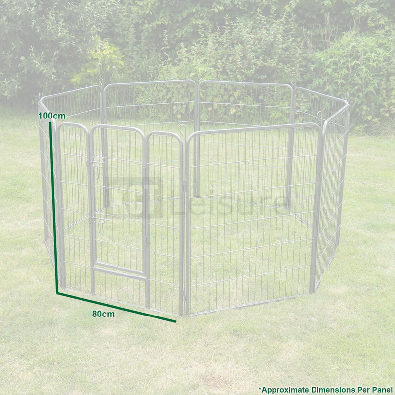 8 Side Heavy Duty Pet Play Pens Run with Optional Base / Cover
