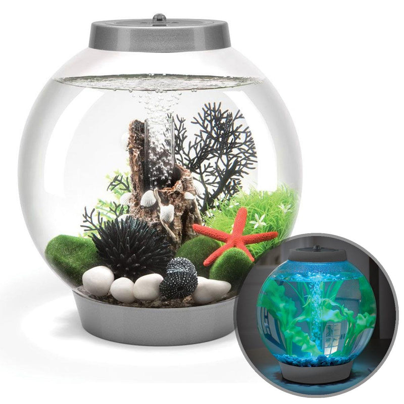 Baby biOrb 15L Silver Aquarium with MCR LED Lighting