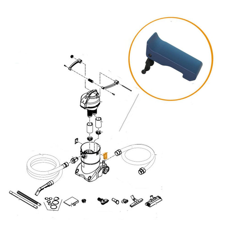 Oase - Part - 44026 Replacement Bucket Clamp PondoVac 3 + 4