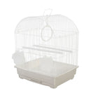 KCT Rosario Small Exotic Bird Travel Cage - White